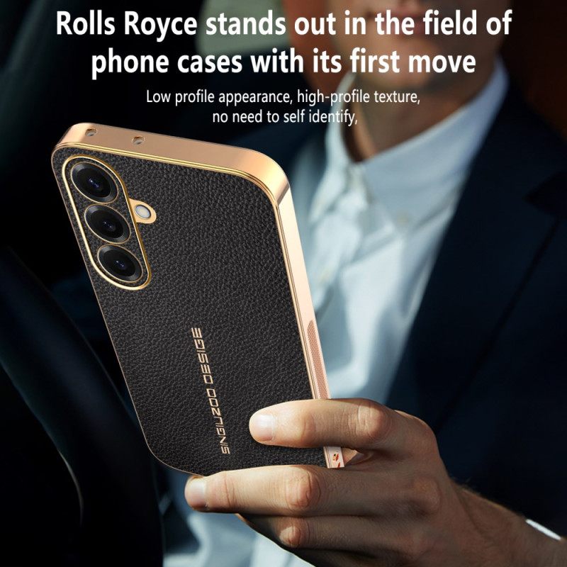 Hoesje Voor Samsung Galaxy S26 Lychee Textuur