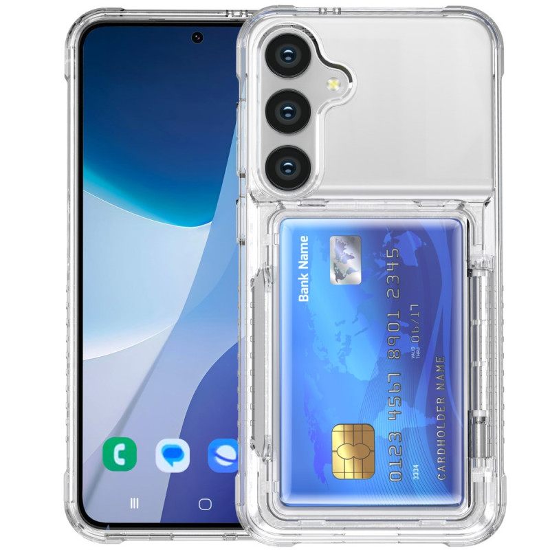 Hoesje Voor Samsung Galaxy S26 Transparant Met Kaarthouder En Standaard