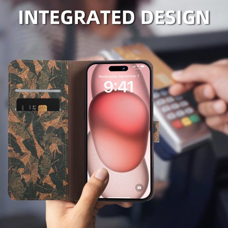 Leren Hoesje Samsung Galaxy S26 Etnisch Ontwerp Bescherming Hoesje