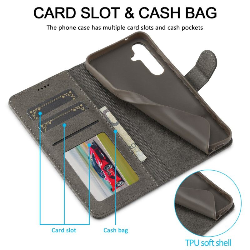 Leren Hoesje Samsung Galaxy S26 Leertextuur Lc.imeeke Bescherming Hoesje