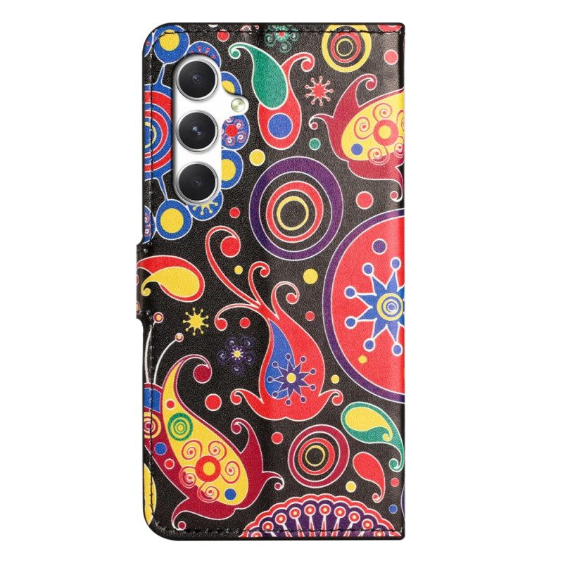 Leren Hoesje Samsung Galaxy S26 Melkwegpatroon