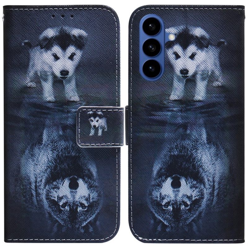 Leren Hoesje Samsung Galaxy S26 Puppydroom