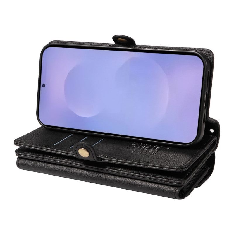 Leren Hoesje Samsung Galaxy S26 Vintage Yikatu Design