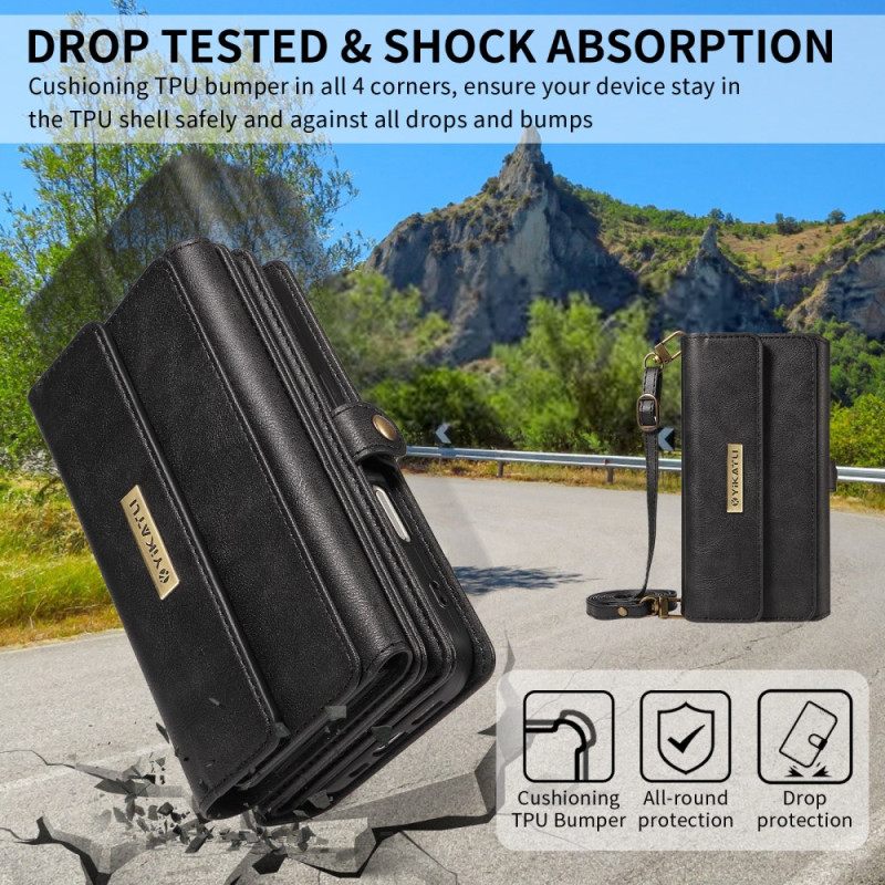 Leren Hoesje Samsung Galaxy S26 Vintage Yikatu Design