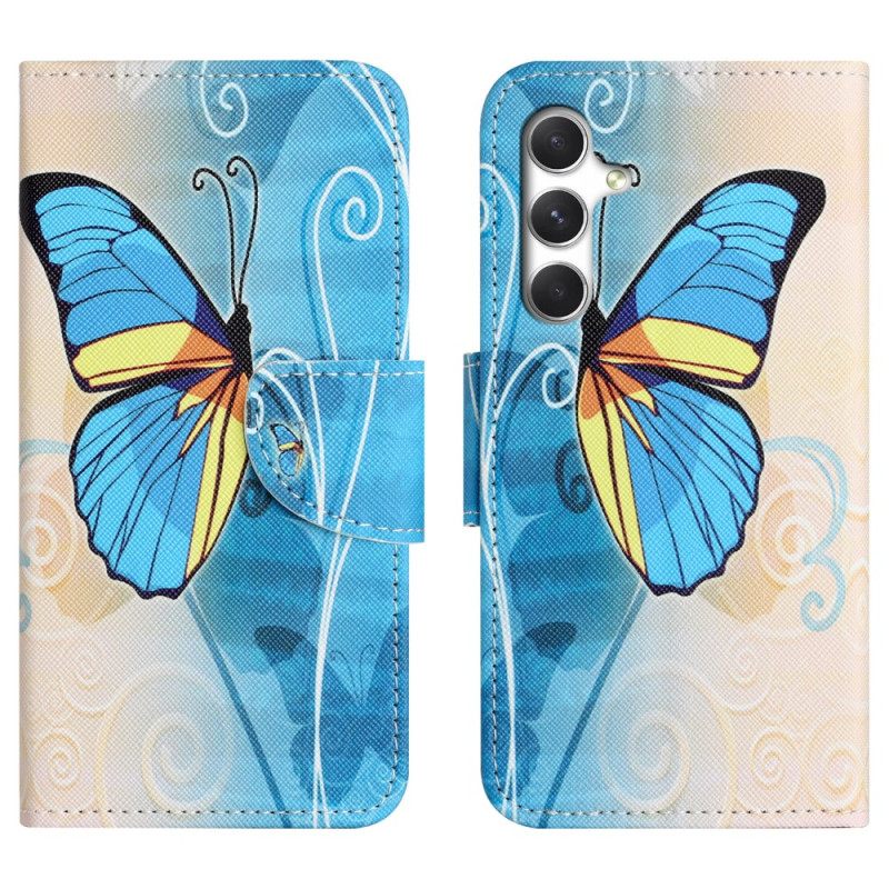 Leren Hoesje Samsung Galaxy S26 Vlinder Bescherming Hoesje