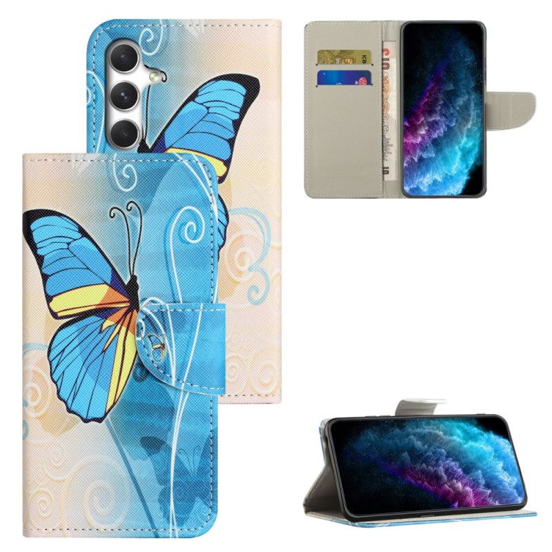 Leren Hoesje Samsung Galaxy S26 Vlinder Bescherming Hoesje