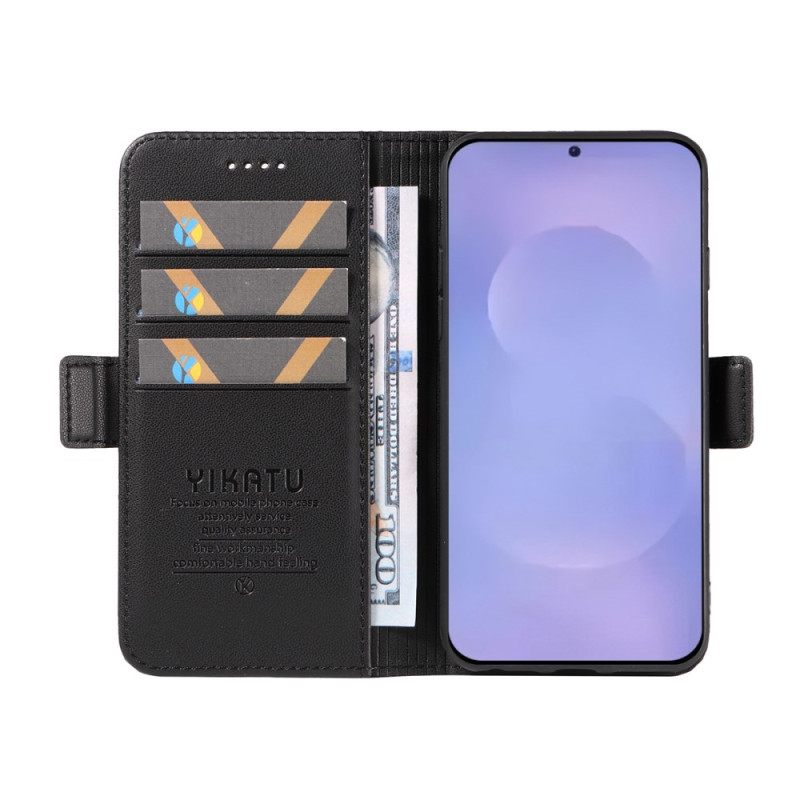 Leren Hoesje Samsung Galaxy S26 Yikatu Bescherming Hoesje