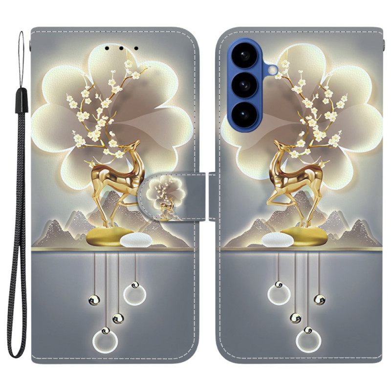 Leren Hoesje Voor Samsung Galaxy S26 Hert