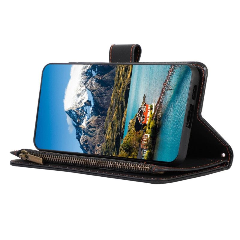 Leren Hoesje Voor Samsung Galaxy S26 Portemonnee Met 9 Kaartsleuven