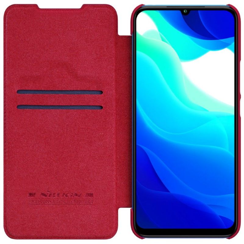 Folio-hoesje voor Xiaomi Mi 10 Lite Nillkin Qin Kunstleer