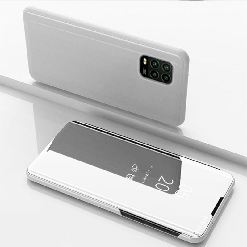Hoesje voor Xiaomi Mi 10 Lite Folio-hoesje Spiegeleffect