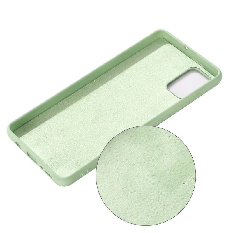 Hoesje voor Xiaomi Mi 10 Lite Puro Vloeibare Siliconen