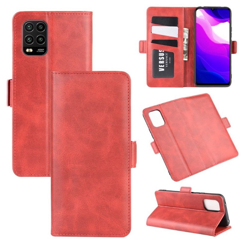 Leren Hoesje voor Xiaomi Mi 10 Lite Bescherming Mat Kunstleer Hoes