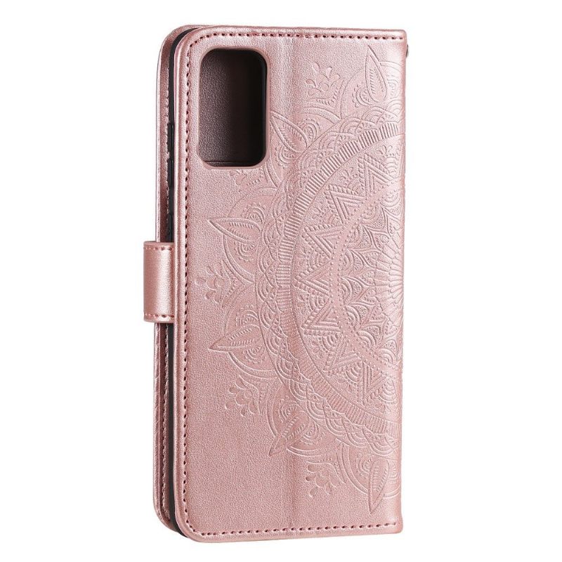 Leren Hoesje voor Xiaomi Mi 10 Lite Bescherming Reliëf-mandala