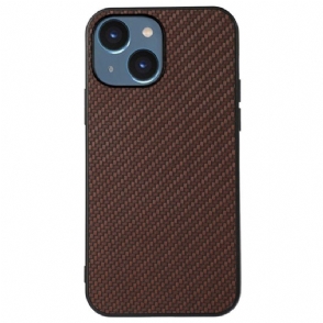 Hoesje voor iPhone 14 Plus Koolstofvezel Textuur