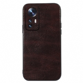 Hoesje voor Xiaomi 12 / 12X Echt Leer