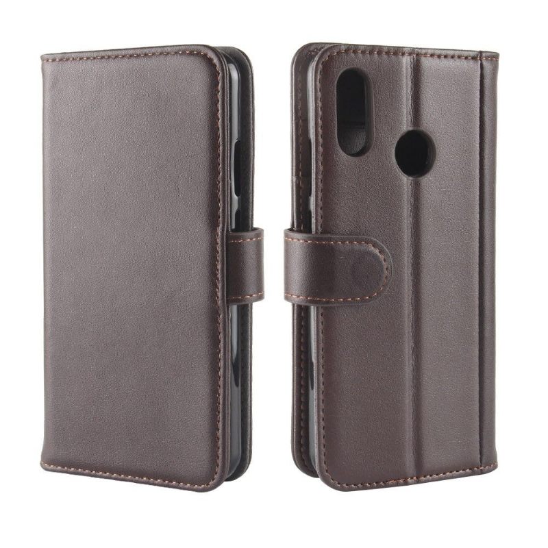 Case voor Huawei Y7 2019 Portemonnee Leren Premium Leer