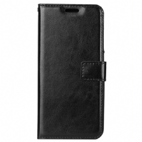 Cover voor Huawei Y7 2019 Anti-fall Anil Kunstleer Kaarthouder