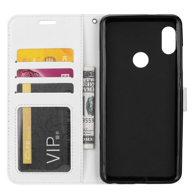 Cover voor Huawei Y7 2019 Anti-fall Anil Kunstleer Kaarthouder