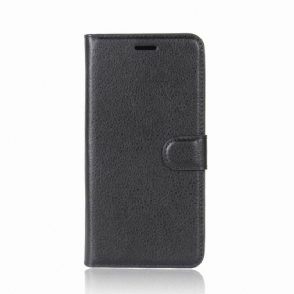 Cover voor Huawei Y7 2019 Stijl Lederen Kaarthouder