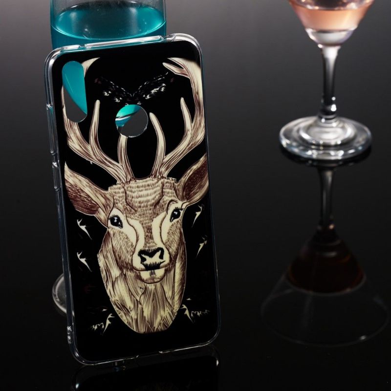 Hoesje voor Huawei Y7 2019 Lichtgevende Eland