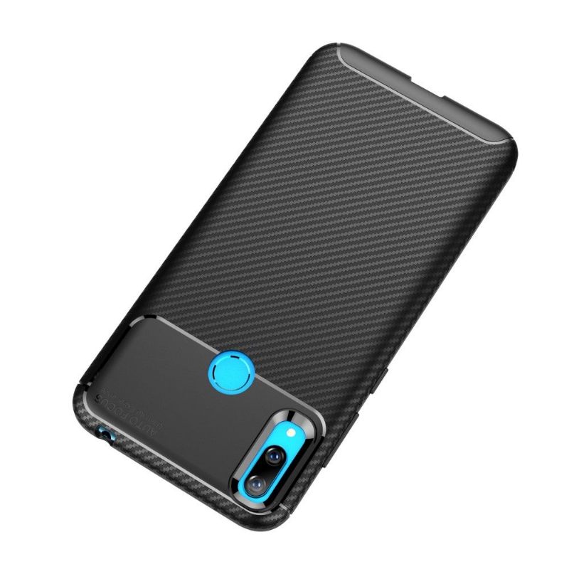 Hoesje voor Huawei Y7 2019 Zwart Karbon Classy
