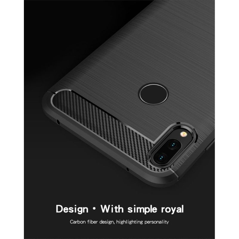 Telefoonhoesje voor Huawei Y7 2019 Mofi Geborstelde Gel