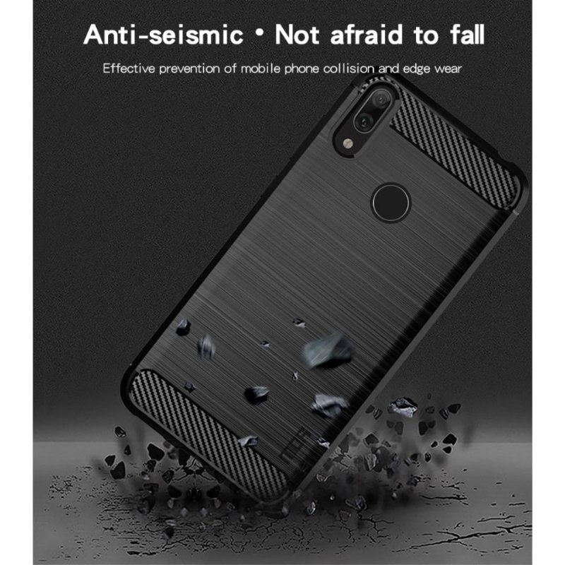 Telefoonhoesje voor Huawei Y7 2019 Mofi Geborstelde Gel