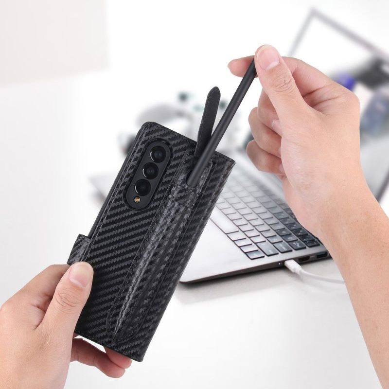 Hoesje Folio-hoesje voor Samsung Galaxy Z Fold 3 5G Afneembare Schaalnaden