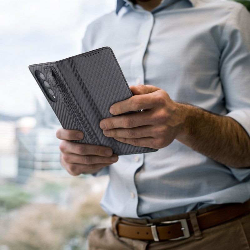 Hoesje Folio-hoesje voor Samsung Galaxy Z Fold 3 5G Afneembare Schaalnaden