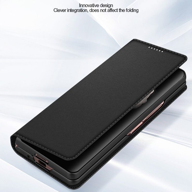 Hoesje Folio-hoesje voor Samsung Galaxy Z Fold 3 5G Leer