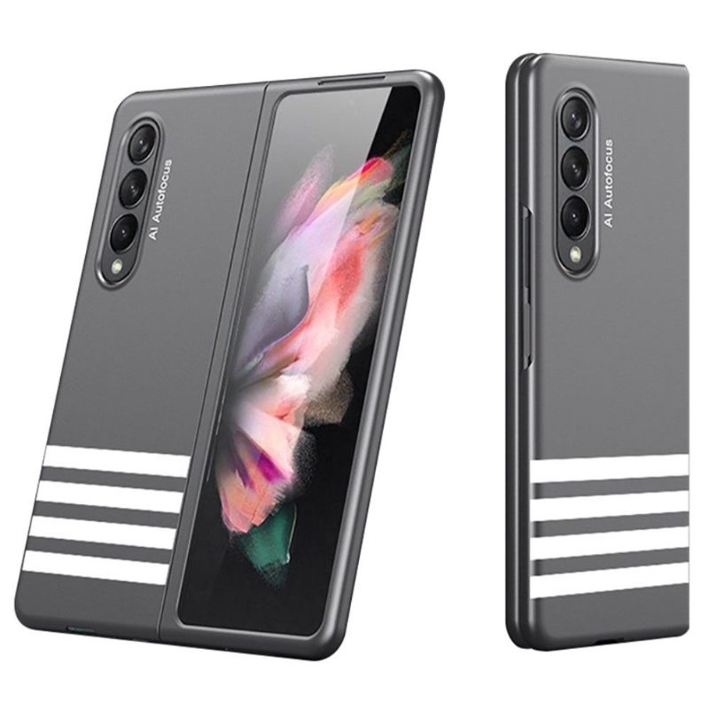 Hoesje voor Samsung Galaxy Z Fold 3 5G Anti-fall Strepenpatroon