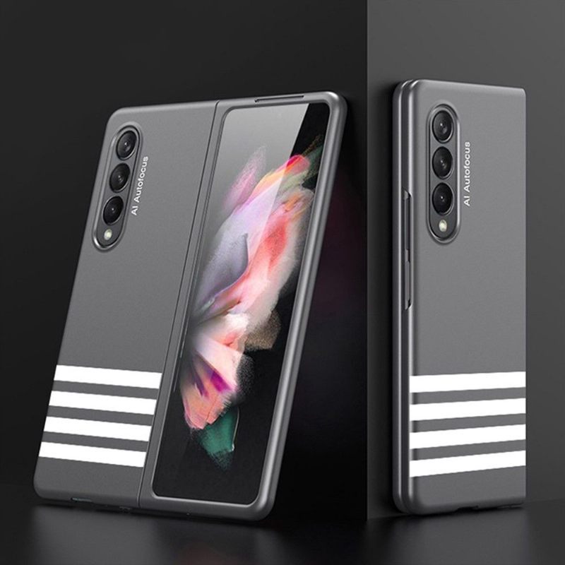 Hoesje voor Samsung Galaxy Z Fold 3 5G Anti-fall Strepenpatroon