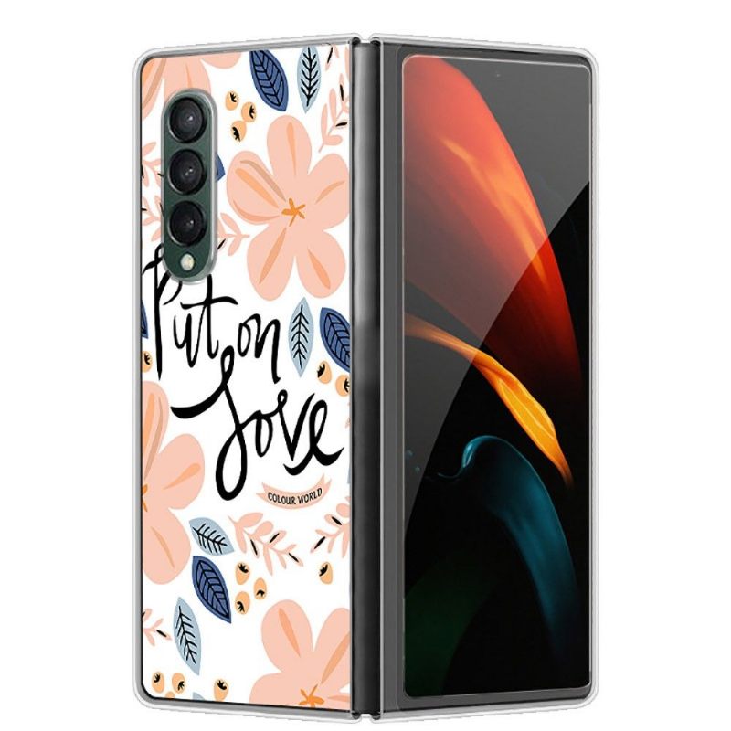 Hoesje voor Samsung Galaxy Z Fold 3 5G Doe Liefde Aan