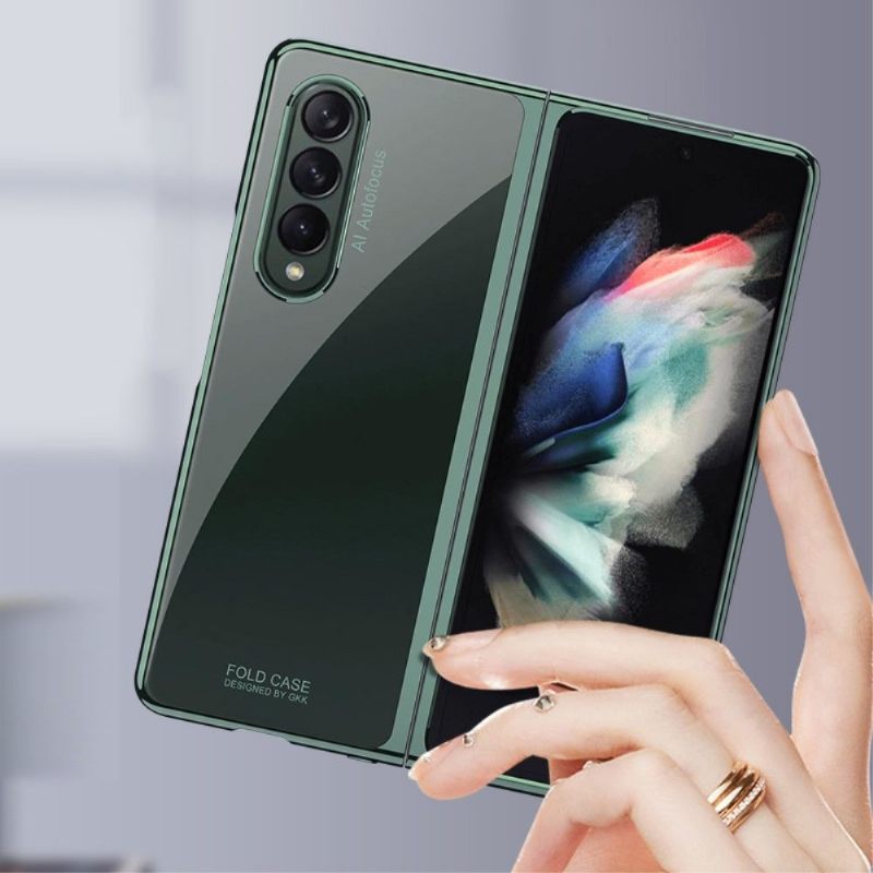 Hoesje voor Samsung Galaxy Z Fold 3 5G Gekleurde Randen Wissen