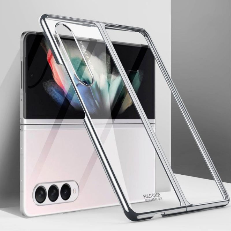 Hoesje voor Samsung Galaxy Z Fold 3 5G Gekleurde Randen Wissen
