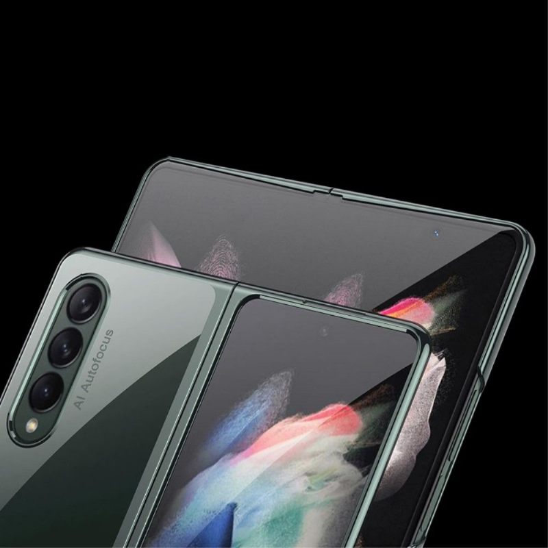 Hoesje voor Samsung Galaxy Z Fold 3 5G Gekleurde Randen Wissen