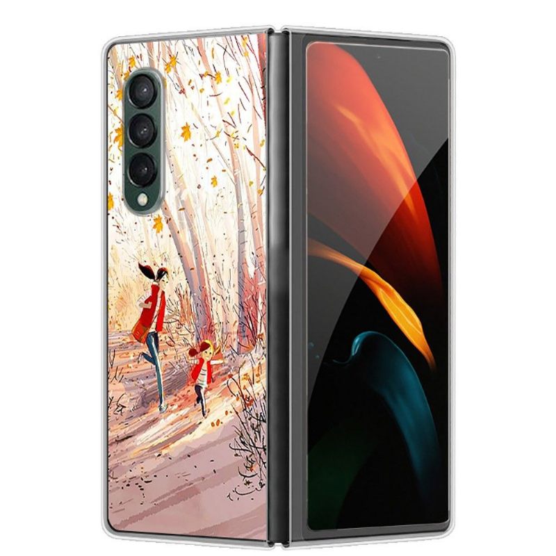 Hoesje voor Samsung Galaxy Z Fold 3 5G Herfst