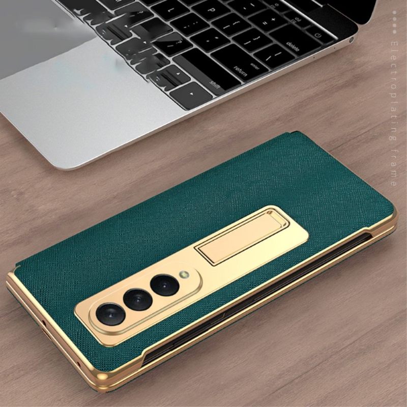 Hoesje voor Samsung Galaxy Z Fold 3 5G Premium Met Standaard