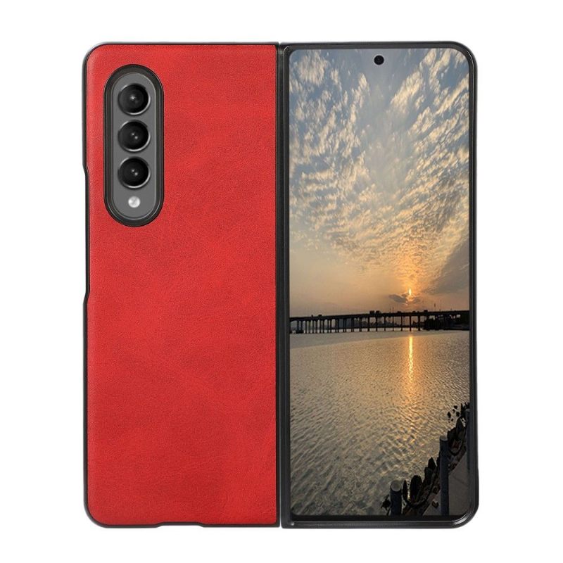 Hoesje voor Samsung Galaxy Z Fold 3 5G Vintage Kunstleer Jazz