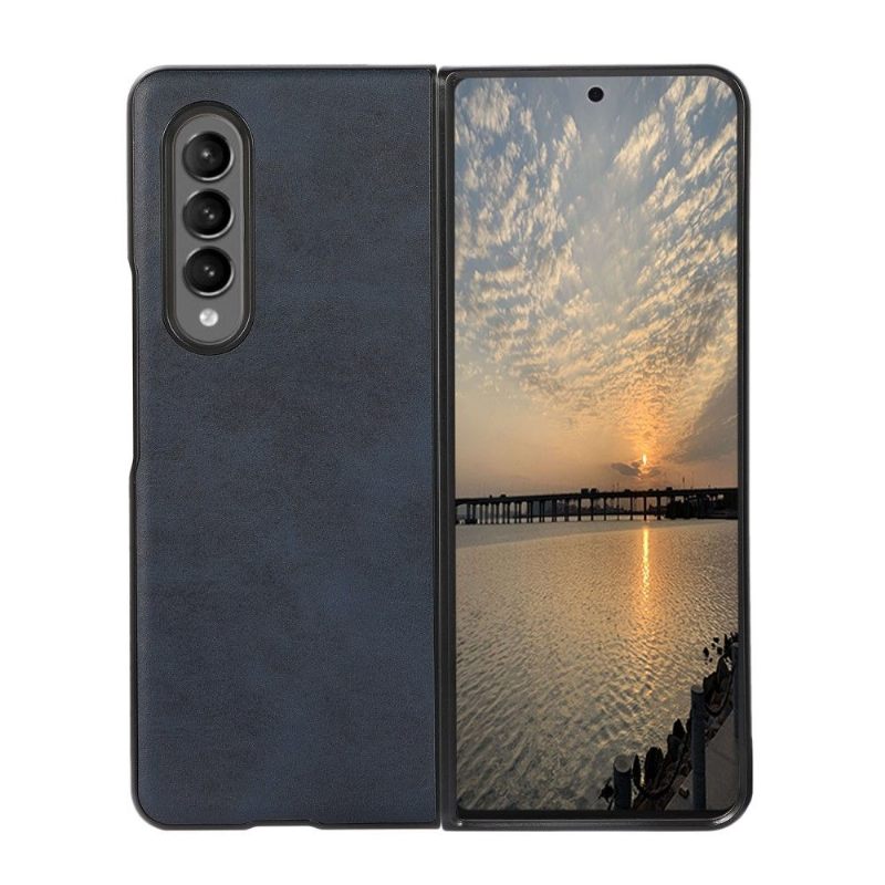 Hoesje voor Samsung Galaxy Z Fold 3 5G Vintage Kunstleer Jazz