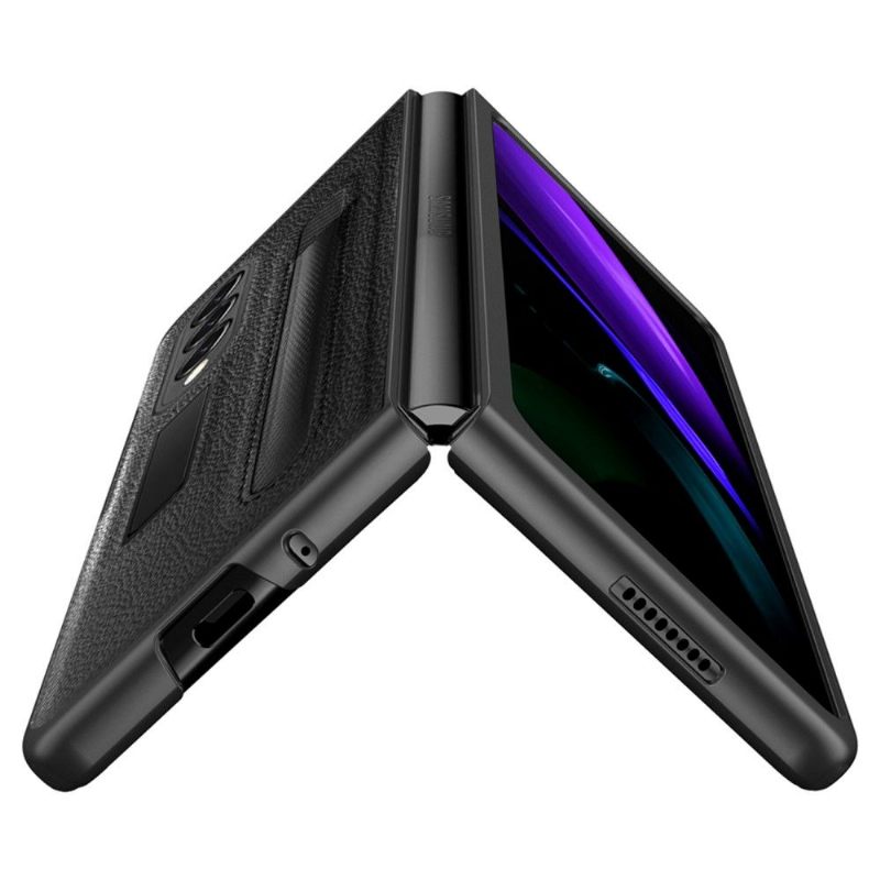 Telefoonhoesje voor Samsung Galaxy Z Fold 3 5G Folio-hoesje Kunstleer Stylushouder