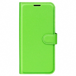Folio-hoesje voor Honor Magic 4 Lite 5G Klassieke Lederen Stijl