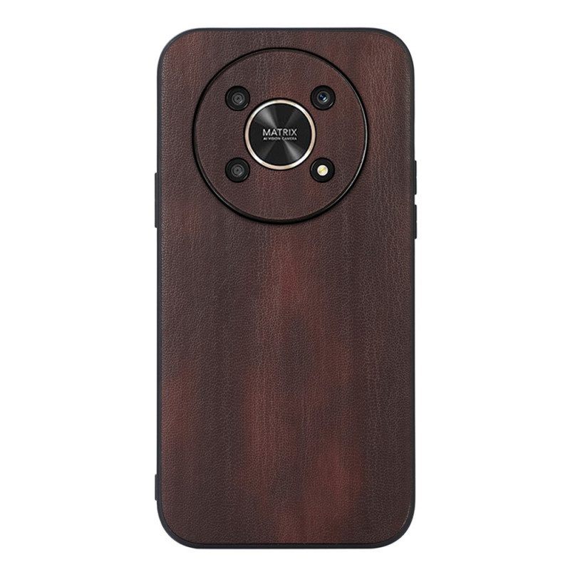 Hoesje voor Honor Magic 4 Lite 5G Basis Leereffect