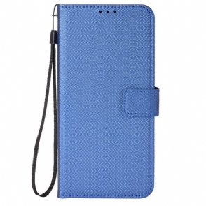 Leren Hoesje voor Honor Magic 4 Lite 5G Met Ketting Stijlvol Imitatieleer Met Bandjes