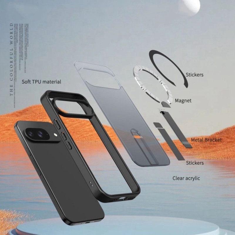 Cover Hoesje Google Pixel 10 / 10 Pro Telefoonhoesje Magsafe-compatibel Met Standaard
