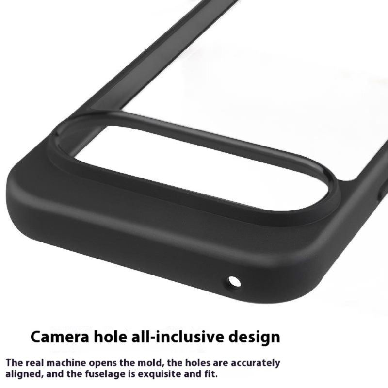 Cover Hoesje Google Pixel 10 / 10 Pro Telefoonhoesje Transparant Ontwerp Met Siliconen Rand