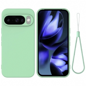 Cover Hoesje Google Pixel 10 / 10 Pro Telefoonhoesje Vloeibaar Siliconenkoord