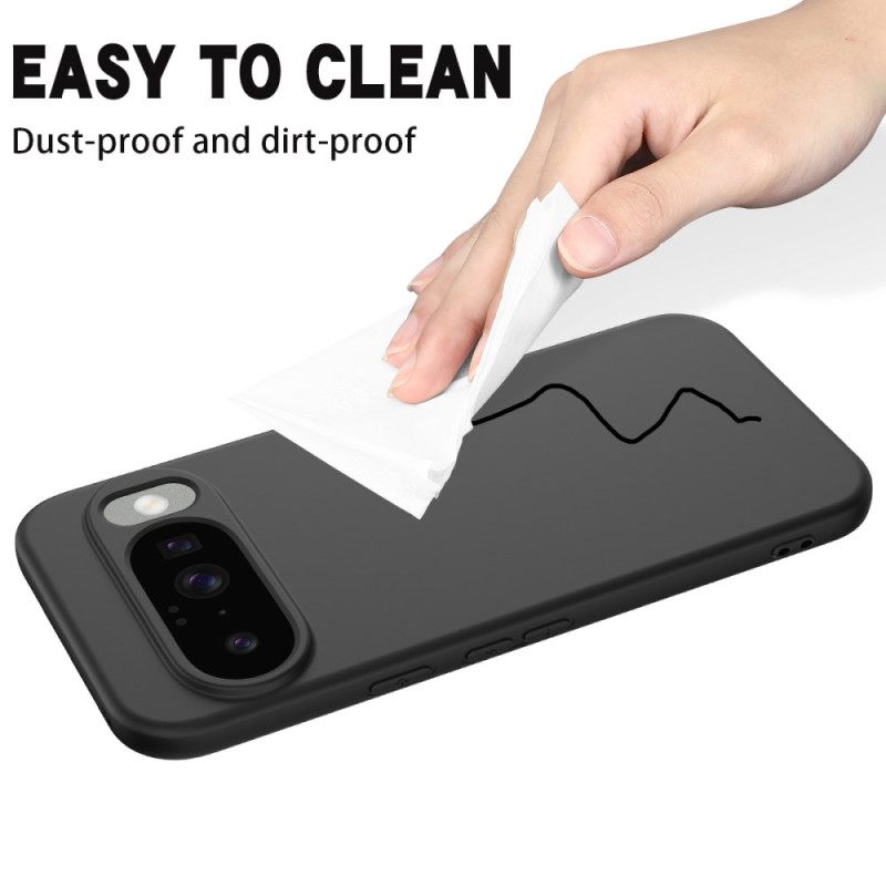 Cover Hoesje Google Pixel 10 / 10 Pro Telefoonhoesje Vloeibaar Siliconenkoord