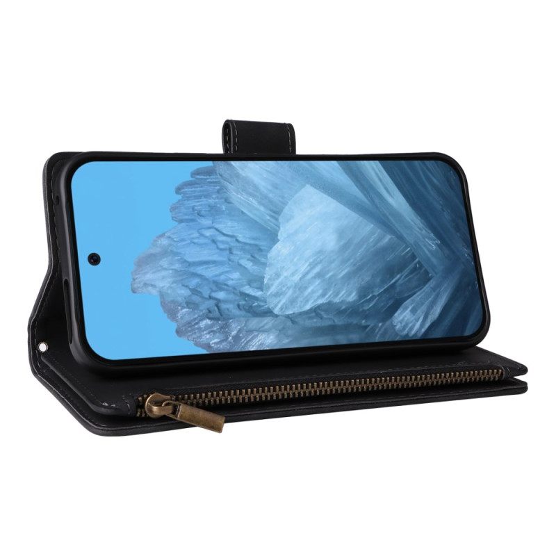 Flip Case Leren Google Pixel 10 / 10 Pro Portemonnee Met Rits